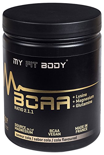MYFITBODY Aminoácidos Ramificados - Bcaa's Gama Elite, sabor cola - 450g MYFITBODY Aminoácidos Ramificados - Bcaa's Gama Elite, sabor cola - 450g