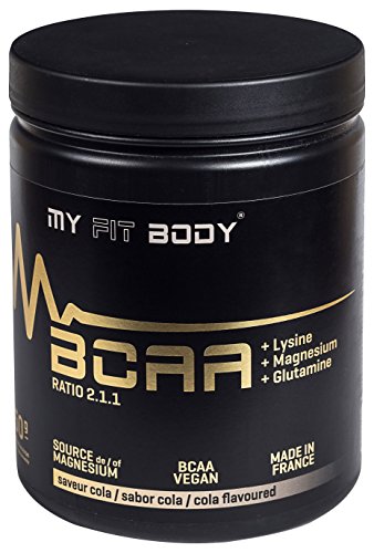 MYFITBODY Aminoácidos Ramificados - Bcaa's Gama Elite, sabor cola - 450g