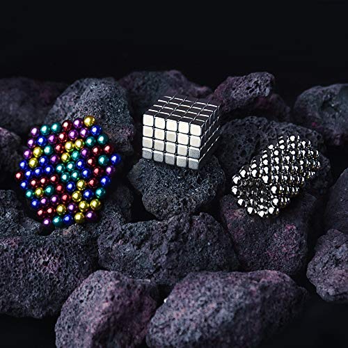 myHodo Bolitas Magnéticas de Colores (100 Magneto), Bolas Magnéticas, Idea de Regalo Antiestrés, Bolas de Iman, Magnetic Balls, Imanes Pequeños para aliviar el Estrés (Colorido)