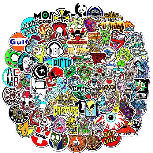 MYLIES Pegatinas 100-PCS, Stickers Skate, Pegatinas para Portátiles, Botellas de Agua, Moto, Equipaje, Monopatín, Pegatina, Los Mejores Regalos para Niños y Niñas. MYLIES Pegatinas 100-PCS, Stickers Skate, Pegatinas para Portátiles, Botellas de Agua, Moto, Equipaje, Monopatín, Pegatina, Los Mejores Regalos para Niños y Niñas.