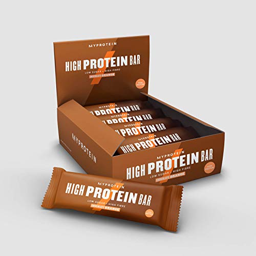 MyProtein Barras y Bebidas Nutritivas, Sabor Chocolate y Naranja - Paquete de 12 x 80 gr - Total: 960 gr MyProtein Barras y Bebidas Nutritivas, Sabor Chocolate y Naranja - Paquete de 12 x 80 gr - Total: 960 gr