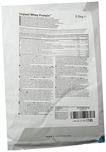 Myprotein Impact Whey Protein, Cookies and Cream, 1 paquete (1 x 2500 g) Myprotein Impact Whey Protein, Cookies and Cream, 1 paquete (1 x 2500 g)
