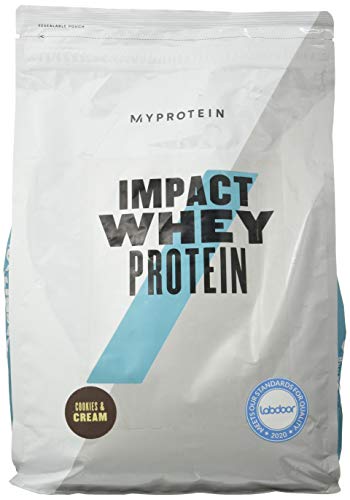 Myprotein Impact Whey Protein, Cookies and Cream, 1 paquete (1 x 2500 g) Myprotein Impact Whey Protein, Cookies and Cream, 1 paquete (1 x 2500 g)