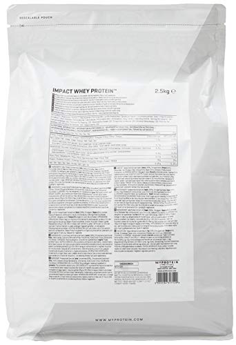 MyProtein Impact Whey Proteína de Suero, Sabor Vainilla y Frambuesa - 2500 gr MyProtein Impact Whey Proteína de Suero, Sabor Vainilla y Frambuesa - 2500 gr