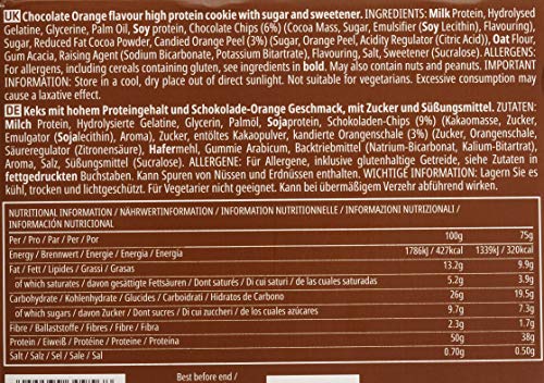 Myprotein Protein Cookie (12x75g) 12 Unidades 900 g