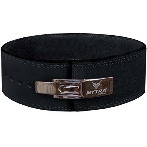 Mytra Fusion 4 inch Leather Power lifting and Weight Lifting Belt Mytra Fusion 4 inch Leather Power lifting and Weight Lifting Belt
