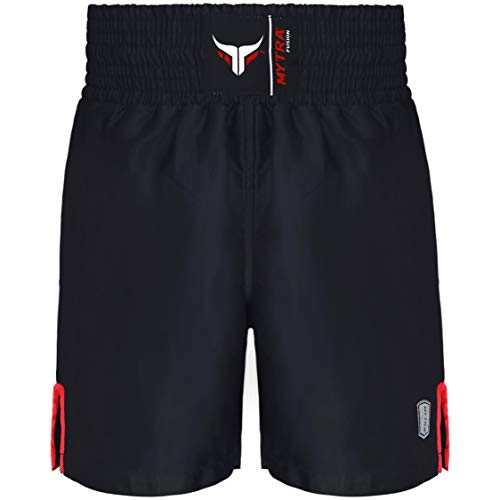 Mytra Fusion Satin Boxing Shorts, MMA Shorts, Combat Shorts, Ring Shorts, Training Shorts (Black, Large) Mytra Fusion Satin Boxing Shorts, MMA Shorts, Combat Shorts, Ring Shorts, Training Shorts (Black, Large)