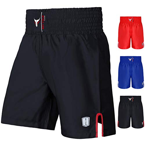 Mytra Fusion Satin Boxing Shorts, MMA Shorts, Combat Shorts, Ring Shorts, Training Shorts (Black, Large) Mytra Fusion Satin Boxing Shorts, MMA Shorts, Combat Shorts, Ring Shorts, Training Shorts (Black, Large)