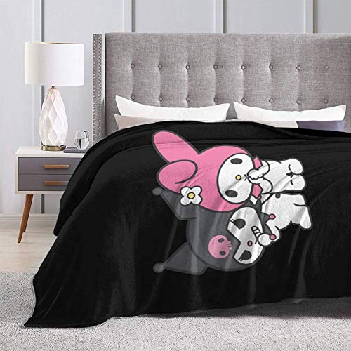 N \ A Bonita manta de forro polar de Kuromi and My Melody, ultrasuave, una manta que se puede utilizar en todas las estaciones, para uso en interiores, para uso en coches. Suave y cómoda. 60 x 50 cm. N \ A Bonita manta de forro polar de Kuromi and My Melody, ultrasuave, una manta que se puede utilizar en todas las estaciones, para uso en interiores, para uso en coches. Suave y cómoda. 60 x 50 cm.