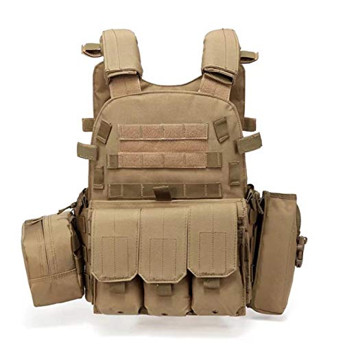 N-B Ocali Outdoor Tactical Multifuncional MOLLE se expande y facilita el Entrenamiento Militar CS Ejercicio de Combate Real 6094 Chaleco Combinado