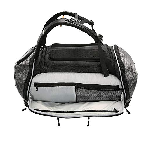 N\A Bolsas de triatlón, Mochila de Bolsa de transición | Ideal para Colchoneta de Triatlón, Multideporte, Ciclismo, Natación | 80 L | Escalable (Negro)