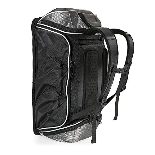 N\A Bolsas de triatlón, Mochila de Bolsa de transición | Ideal para Colchoneta de Triatlón, Multideporte, Ciclismo, Natación | 80 L | Escalable (Negro)