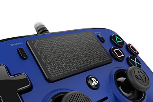 Nacon - Mando Compacto para PS4, color Azul Nacon - Mando Compacto para PS4, color Azul