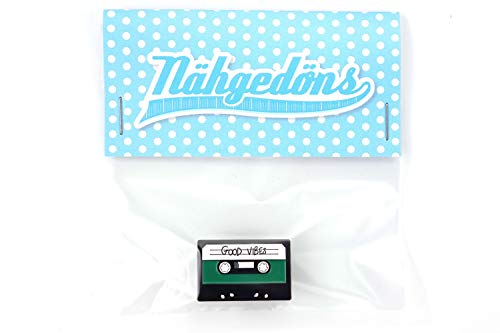 Naehgedoens.de Pin Old School - Cinta adhesiva para bicicleta, color verde y negro Naehgedoens.de Pin Old School - Cinta adhesiva para bicicleta, color verde y negro