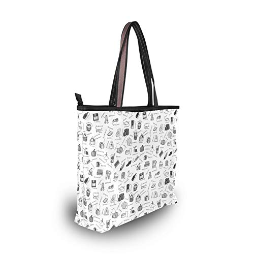 NaiiaN Lindos artículos diversos, papelería, bolsos de muñecas rusas para mujeres, niñas, estudiantes, bolso de mano con correa de peso ligero, bolsos de hombro, monedero, compras