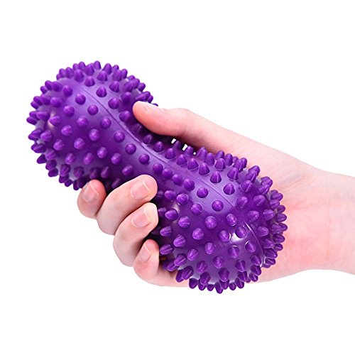 Naisicatar - Rodillo terapéutico con forma de cacahuete para yoga, pilates, ciclinng, color aleatorio Naisicatar - Rodillo terapéutico con forma de cacahuete para yoga, pilates, ciclinng, color aleatorio
