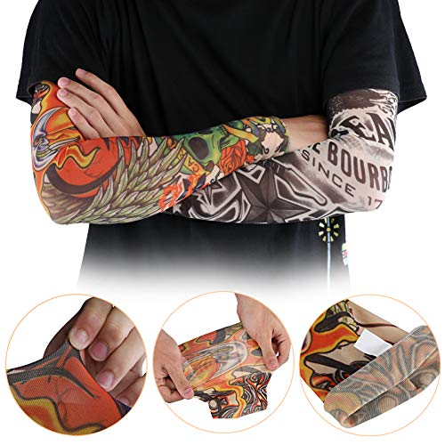 Naler 10 Mangas de Tatuajes Mangas Tatuajes Falsos Decorados Mangas Tatuajes Temporales para Brazo para Hombres y Mujeres para Fiesta de Disfraces Naler 10 Mangas de Tatuajes Mangas Tatuajes Falsos Decorados Mangas Tatuajes Temporales para Brazo para Hombres y Mujeres para Fiesta de Disfraces