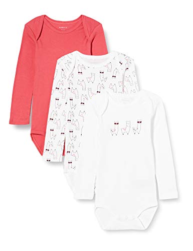 NAME IT NBFBODY 3P LS Claret Red Alpaca Noos Body, Color rojo, 3 años para Bebés NAME IT NBFBODY 3P LS Claret Red Alpaca Noos Body, Color rojo, 3 años para Bebés
