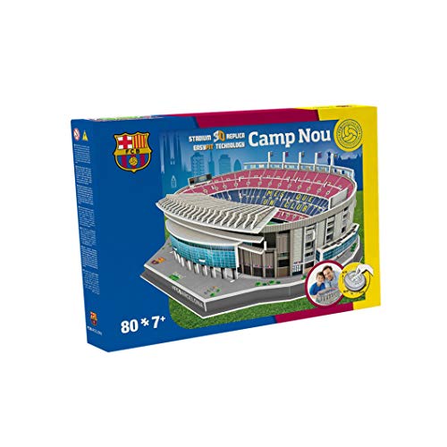 NANOSTAD Estadio Camp NOU (FC Barcelona) Puzzle 3D (Producto Oficial Licenciado)