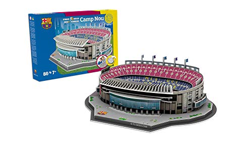 NANOSTAD Estadio Camp NOU (FC Barcelona) Puzzle 3D (Producto Oficial Licenciado)