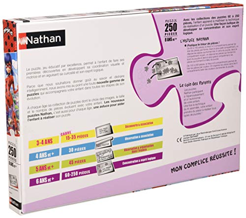 Nathan 86945 – Puzzle Ladybug Protège Paris 250 Piezas Nathan 86945 – Puzzle Ladybug Protège Paris 250 Piezas
