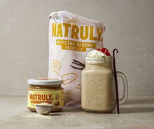 NATRULY Proteína Vegana BIO Vainilla, 78% Proteína, 100% Natural Sin Azúcar, Sin Gluten, Sin Lactosa -350g (antes Natural Athlete) NATRULY Proteína Vegana BIO Vainilla, 78% Proteína, 100% Natural Sin Azúcar, Sin Gluten, Sin Lactosa -350g (antes Natural Athlete)