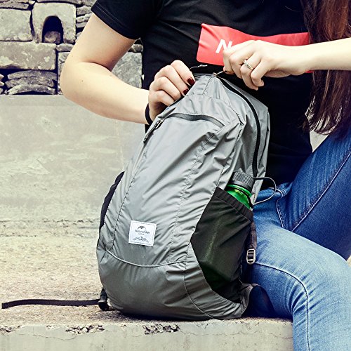 Naturehike Ultraligera Mochila Plegable 18L Pequeña Mochila de Senderismo para Mujeres Hombres Impermeable Mochila para Escalar Camping Ciclismo Bicicleta de Viaje de Negocios (Gris) Naturehike Ultraligera Mochila Plegable 18L Pequeña Mochila de Senderismo para Mujeres Hombres Impermeable Mochila para Escalar Camping Ciclismo Bicicleta de Viaje de Negocios (Gris)