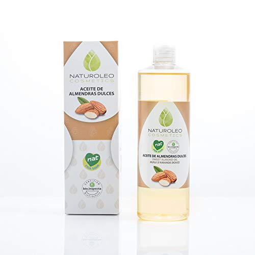 Naturoleo Cosmetics - Aceite Almendras Dulces NAT - 100% Puro y Natural Certificado - 500 ml Naturoleo Cosmetics - Aceite Almendras Dulces NAT - 100% Puro y Natural Certificado - 500 ml