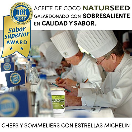 Naturseed Aceite de coco - Virgen Extra Organico, Ecologico - Puro, Natural - 1000ml - Para el Cabello y El Cuerpo, Facial, Dientes , Bebes, Para Cocinar - Masaje con Aceites Esenciales - Ebook Gratis Naturseed Aceite de coco - Virgen Extra Organico, Ecologico - Puro, Natural - 1000ml - Para el Cabello y El Cuerpo, Facial, Dientes , Bebes, Para Cocinar - Masaje con Aceites Esenciales - Ebook Gratis