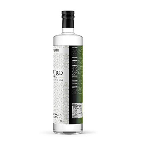 NATURSEED C8 MCT aceite puro - Botella de Cristal - 100% C8 - Extraído Sólo de Nuestro Aceite de Coco Ecologico - No aceite de Palma - No C10 ni C12 - Dieta Keto, Paleo y Vegana - Ebook (1000ML)
