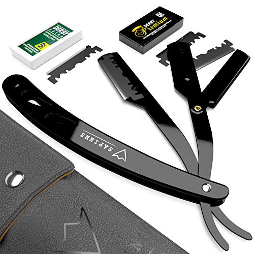 Navaja de Afeitar de Barbero y Peine Plantilla Guía de Sapiens - Kit barba hombre para el afeitado con 10 Cuchillas de doble hoja Derby (20 Cuchillas de afeitar barbero Simples) Navaja de Afeitar de Barbero y Peine Plantilla Guía de Sapiens - Kit barba hombre para el afeitado con 10 Cuchillas de doble hoja Derby (20 Cuchillas de afeitar barbero Simples)