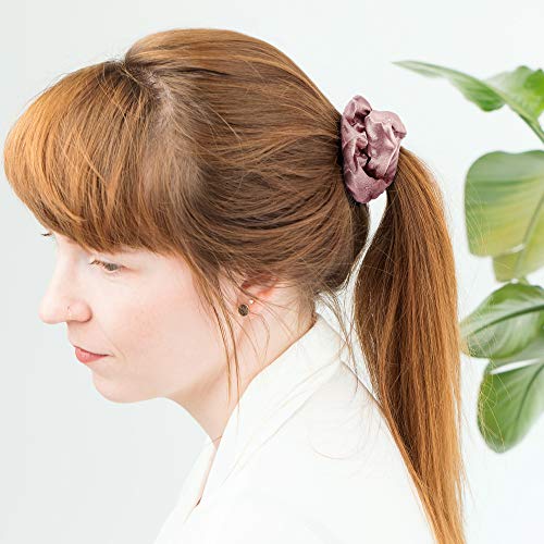Navaris 2x Coletero de seda para pelo - Gomas para el cabello de tela - Set 2x cinta elástica - Scrunchies para moños trenzas - Azul oscuro y rosa Navaris 2x Coletero de seda para pelo - Gomas para el cabello de tela - Set 2x cinta elástica - Scrunchies para moños trenzas - Azul oscuro y rosa