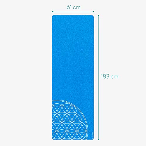Navaris Esterilla de Yoga Plegable - Alfombra de Gimnasia Antideslizante de 183 x 61 x 0.15 CM - Colchoneta Deportiva para Pilates Ejercicio -Azul Navaris Esterilla de Yoga Plegable - Alfombra de Gimnasia Antideslizante de 183 x 61 x 0.15 CM - Colchoneta Deportiva para Pilates Ejercicio -Azul