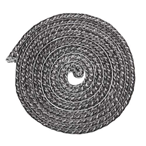 Navaris Junta para Chimenea y Estufa - Burlete Aislante para Puerta o Cristal de chimeneas de leña - Cinta Plana autoadhesiva - 2 M de Largo x 15 MM Navaris Junta para Chimenea y Estufa - Burlete Aislante para Puerta o Cristal de chimeneas de leña - Cinta Plana autoadhesiva - 2 M de Largo x 15 MM