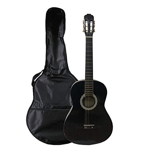 Navarra NV12PK - Guitarra Clásica para Aprender, Sintonizador con Clip Pantalla LCD, con Funda Tipo mochila y Bolsillo para Partituras/ Accesorios Navarra NV12PK - Guitarra Clásica para Aprender, Sintonizador con Clip Pantalla LCD, con Funda Tipo mochila y Bolsillo para Partituras/ Accesorios