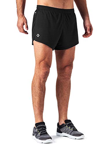 NAVISKIN Pantalones Cortos de Atletismo para Hombre Shorts Deportivos de Correr Fitness Secado Rápido Ligero Súper Transpirables Elásticos Elementos Reflectantes (Negro, M) NAVISKIN Pantalones Cortos de Atletismo para Hombre Shorts Deportivos de Correr Fitness Secado Rápido Ligero Súper Transpirables Elásticos Elementos Reflectantes (Negro, M)