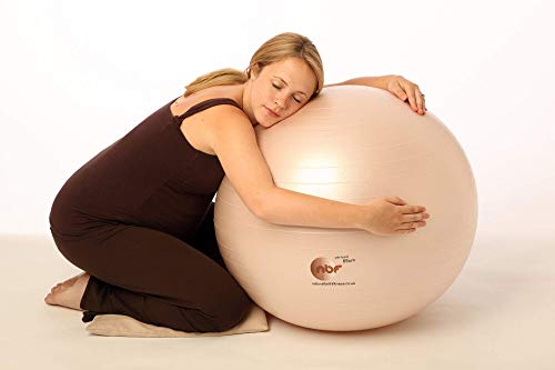 NBF Pelota de Gymnasia de 65cm, Balón de Ejercicio, Pelota de Nacimiento, Incluye Bomba e Instrucciones para el Embarazo, el Ejercicio y el Parto NBF Pelota de Gymnasia de 65cm, Balón de Ejercicio, Pelota de Nacimiento, Incluye Bomba e Instrucciones para el Embarazo, el Ejercicio y el Parto