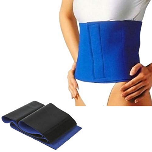 nbvmngjhjlkjlUK Cinturón de Adelgazamiento Saludable Abdomen Shaper Quemar Grasa Perder Peso Fitness Grasa Celulitis Cinturón de Adelgazamiento Faja Cinturón Neopreno (Azul)