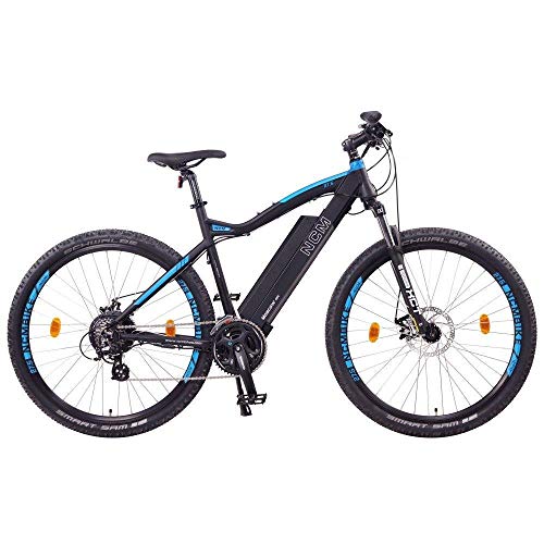 NCM Moscow Bicicleta eléctrica de montaña, 250W, Batería 48V 13Ah 624Wh (Negro 29")