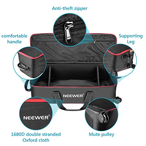 Neewer 10087969 - Maleta con Ruedas para Equipo Fotografia, 77x 28x 27 cm, Negro Neewer 10087969 - Maleta con Ruedas para Equipo Fotografia, 77x 28x 27 cm, Negro