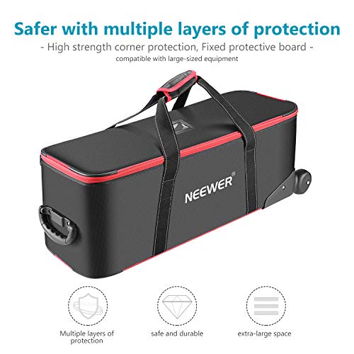 Neewer 10087969 - Maleta con Ruedas para Equipo Fotografia, 77x 28x 27 cm, Negro Neewer 10087969 - Maleta con Ruedas para Equipo Fotografia, 77x 28x 27 cm, Negro