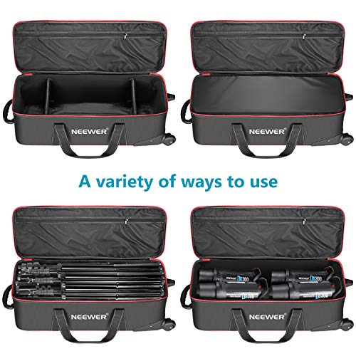 Neewer 10087969 - Maleta con Ruedas para Equipo Fotografia, 77x 28x 27 cm, Negro