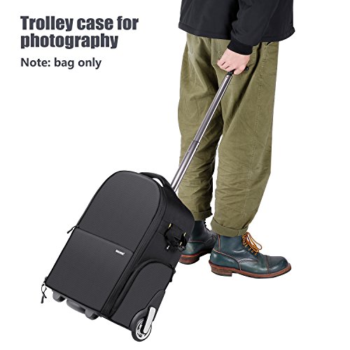 Neewer 2-en-1 Mochila Convertible con Ruedas Anti-Choque Compartimiento Acolchado Desmontable Impermeable Durable para Cámara / Trípode/ Lente Neewer 2-en-1 Mochila Convertible con Ruedas Anti-Choque Compartimiento Acolchado Desmontable Impermeable Durable para Cámara / Trípode/ Lente