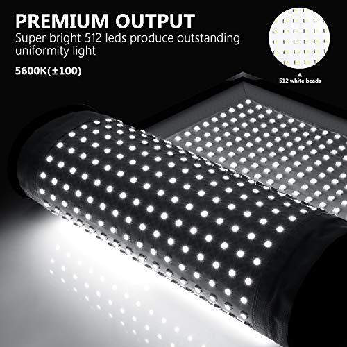 Neewer 30x53cm Rollo con Panel de Luz LED Flexible sobre Tela 48W 5600K 512 LED Panel de Iluminación con Empuñadura Control Remoto Tela Difusora Bolsa de Transporte para Cineastas Foto al Aire Libre Neewer 30x53cm Rollo con Panel de Luz LED Flexible sobre Tela 48W 5600K 512 LED Panel de Iluminación con Empuñadura Control Remoto Tela Difusora Bolsa de Transporte para Cineastas Foto al Aire Libre