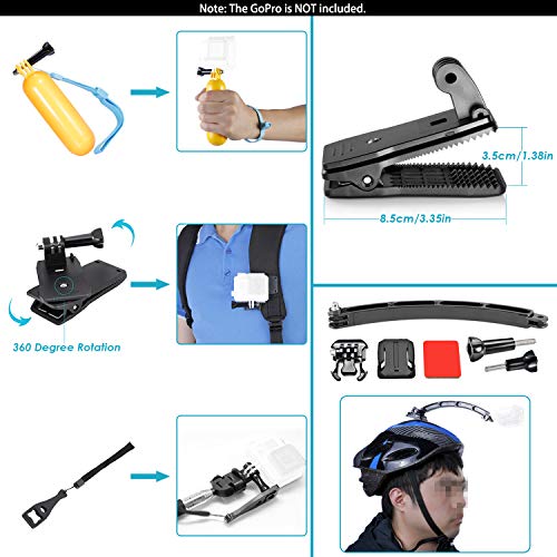 Neewer 50-en-1 Accesorios de Cámara de Acción Kit para GoPro 9 8 GoPro Hero 7 6 5 4 Hero Session 5 Apeman dji OSMO Action SJ6000 DBPOWER AKASO VicTsing Rollei Lightdow Campar Neewer 50-en-1 Accesorios de Cámara de Acción Kit para GoPro 9 8 GoPro Hero 7 6 5 4 Hero Session 5 Apeman dji OSMO Action SJ6000 DBPOWER AKASO VicTsing Rollei Lightdow Campar