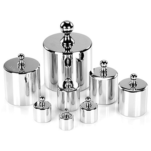 Neewer 8 piezas de 1000 Gramos de Peso de Calibración de Acero Inoxidable (500g 200g 2x100g 50g 20g 20g 10g) con Estuche y Pinzas para Balanza de Joyería Digital Pesas de Laboratorio de Ciencias Neewer 8 piezas de 1000 Gramos de Peso de Calibración de Acero Inoxidable (500g 200g 2x100g 50g 20g 20g 10g) con Estuche y Pinzas para Balanza de Joyería Digital Pesas de Laboratorio de Ciencias
