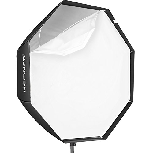Neewer - Difusor Softbox Paraguas Octogonal Estudio Flash con Bolsa de Transporte para Retrato o Fotografía de Producto, 120cm