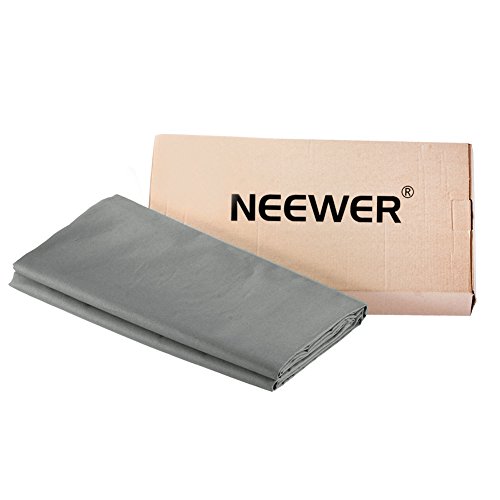 Neewer® - Estudio fotográfico 100% muselina pura de fondo para fondo plegable para fotografía, vídeo y haya (10 x 365,76 cm/3 x 3,6 m), color gris