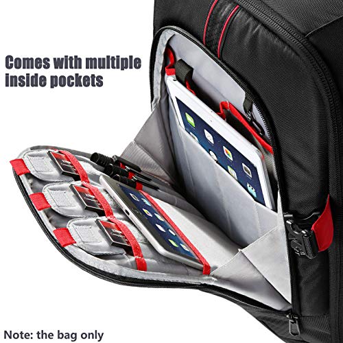 Neewer Maletín con Ruedas 2 en 1 para Cámaras: Antigolpes Acolchado y Extraíble, Asa Retráctil Oculta, para Cámara, Trípode, Flash, Lentes y Portátil. para Viajes en Avión Neewer Maletín con Ruedas 2 en 1 para Cámaras: Antigolpes Acolchado y Extraíble, Asa Retráctil Oculta, para Cámara, Trípode, Flash, Lentes y Portátil. para Viajes en Avión
