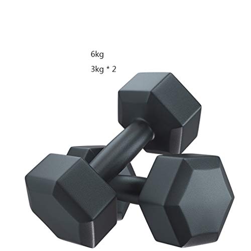 Negro hexagonal con mancuernas Gimnasio Dedicado fijo muscular mancuernas de los hombres de brazo del entrenamiento de fitness con mancuernas Pesas Barra de carga, equipo de la aptitud de los aeróbico